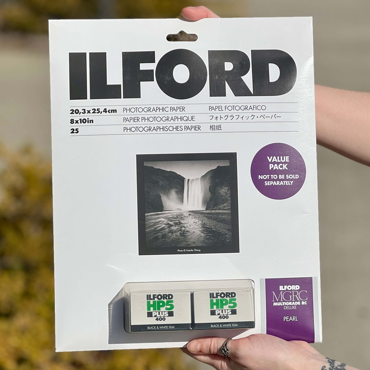 Ilford Multigrade RC Dlx Paper Value Pk Pearl+Film
